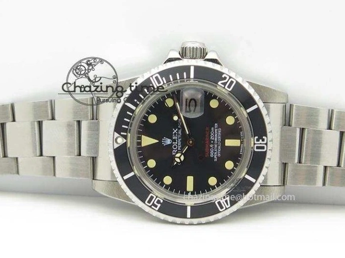 MiroTime 0402 SoftTouch Vintage 1680 JKF Best Edition Red Submariner On Bracelet A 3982